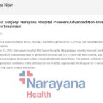 Relief without Surgery: Narayana Hospital Pioneers Advanced Non-Invasive Cervical Pain Treatment- Published by India Times