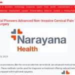 Narayana Hospital Pioneers Advanced Non-Invasive Cervical Pain Treatment :: Relief without Surgery- Published by Bengal Editor