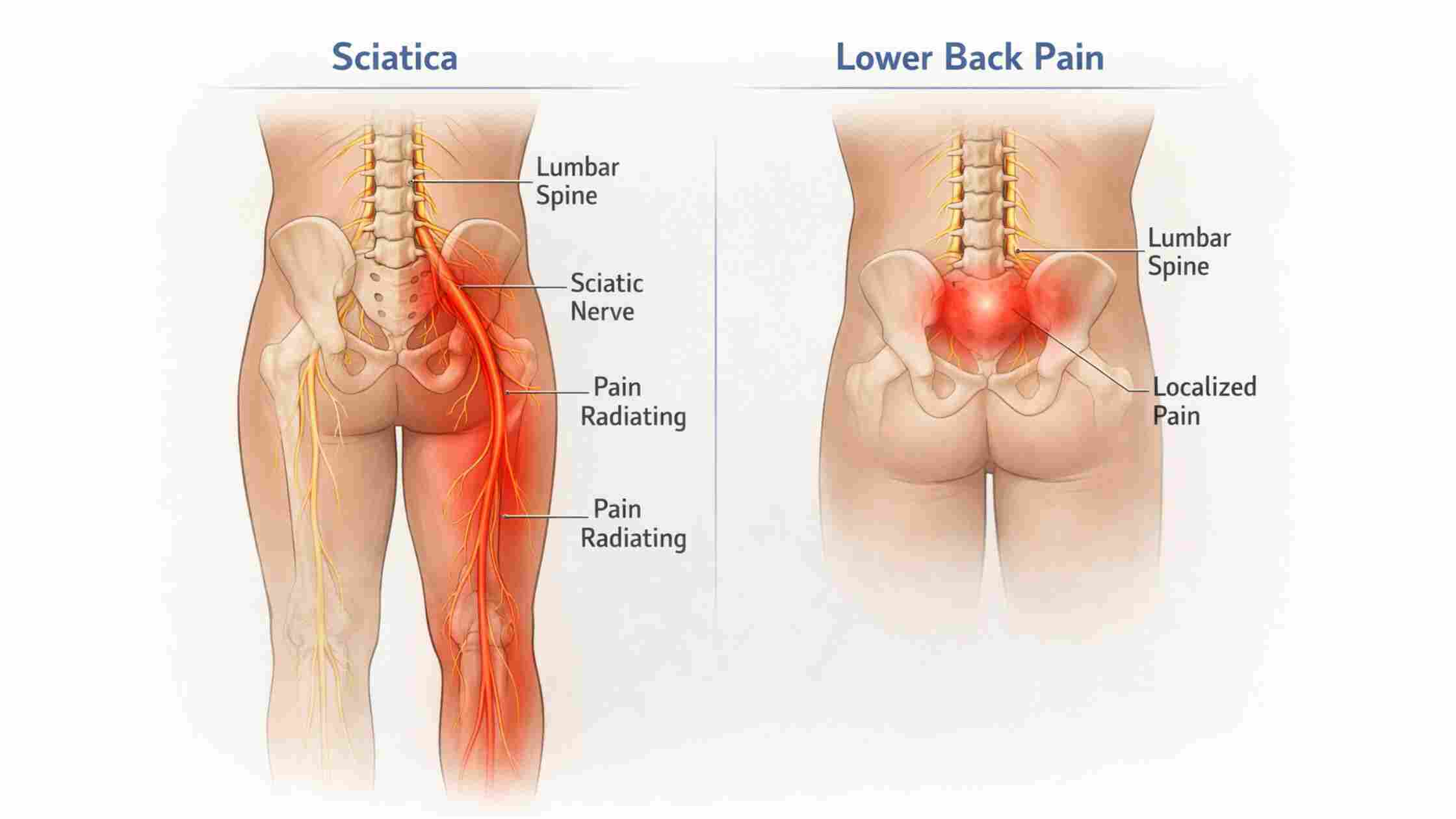 Sciatica vs Lower Back Pain | Expert Spine Care & Diagnosis